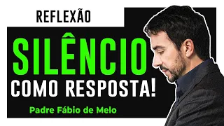 O SILÊNCIO PODE SER A MELHOR RESPOSTA   APRENDA   REFLEXÃO PADRE FABIO DE MELO