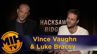 Vince Vaughn & Luke Bracey Hacksaw Ridge Interview