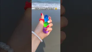 *RESULTS* I BURIED THE WORLDS BIGGEST ORBEEZ IN THE SAND FOR 24 HOURS! 😱🫧🏝️