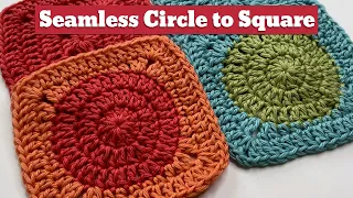 Circle to Square and WHY you WANT to Learn it! 🤩 Plus Solid Granny Tutorial