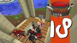 Modsauce: A Minecraft Modded LP - E18 Infinite Iron/Gold & Wither Skulls