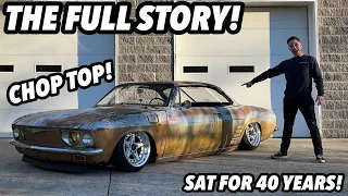 My Bagged & Roof Chopped Corvair FULL BUILD In 20 Minutes!