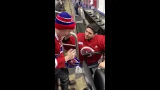 Carey Price gifts signed memorabilia to young fan