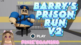 BARRY'S PRISON RUN V2! (FIRST PERSON OBBY!) #roblox #scaryobby #barrysprisonrun