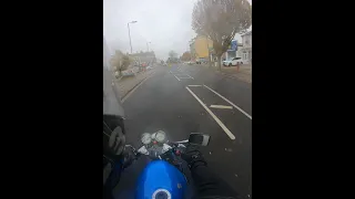 suzuki bandit 400cc ride pov.