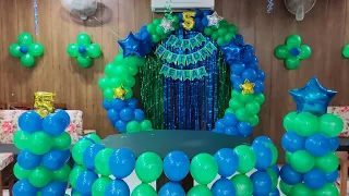 How to make Balloon Ring Arch with plastic pipe | Round Balloon Ring Arch | Balloon Decoration