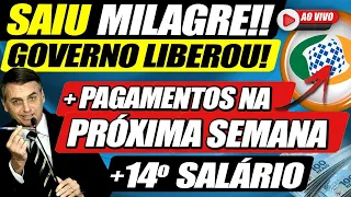 SAIU MILAGRE: GOVERNO CONFIRMOU e VAI PAGAR + 14° SALÁRIO NOVIDADES + PAGAMENTOS INSS dia 25/10!