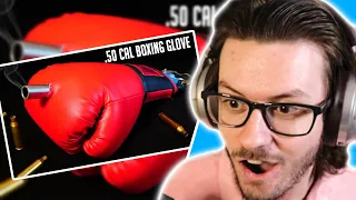 Daxellz Reacts to I did a thing I Made The Worlds Most Powerful Boxing Glove