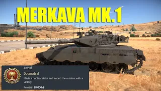 The First Chariot of the US Tech Tree (Merkava Mk.1 f.t Nuke Gameplay)- War Thunder