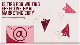 15 Tips for Effective Email Marketing Copy