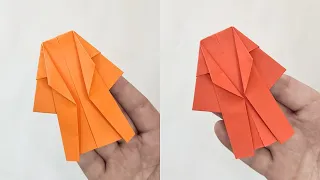 Easy origami COAT | How to make a paper coat