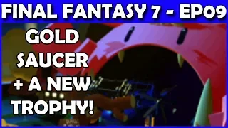 Final Fantasy 7 PS4 Platinum Walkthrough - We're off to the Gold Saucer (1st Visit)! - Part 9