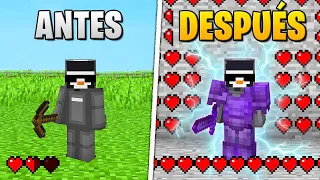 Corazones infinitos en Minecraft, pero hay que seguir comiendo