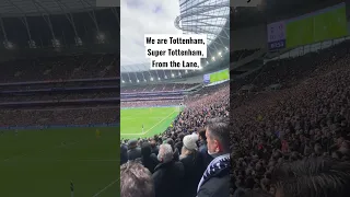 Spurs fans singing We are Tottenham,Super Tottenham, From the Lane. Tottenham 2-0 Chelsea. 26.02.23