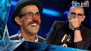 El CLOWN que ha conquistado a Risto Mejide con su HUMOR  | Audiciones 5 | Got Talent España 2021