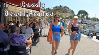 ⛱️🇫🇷Summer Walking tour around the beautiful beach in Cassis,#cassis #frenchriviera #summer #france