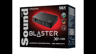 Creative Sound Blaster X-Fi HD USB 05.08.2023