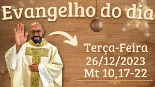 EVANGELHO DO DIA – 26/12/2023 - HOMILIA DIÁRIA – LITURGIA DE HOJE - EVANGELHO DE HOJE -PADRE GUSTAVO