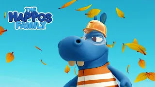 Leaf Me Alone 🍂 | The Happos Family Cartoon I Cartoon for Kids I Boomerang