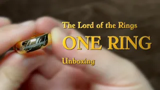 Unboxing The Lord of the Rings One Ring