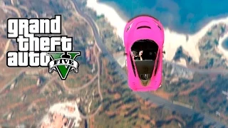 GTA V – Descidas Alucinantes e Saltos Gigantes! SERIA EU? SERIA?