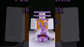 How to make PLUSH BONNIE (FNAF) in ROBLOX #roblox #robloxavatar #fnaf#fivenightsatfreddys #shorts