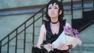 FINAL FANTASY XV - Noctis Gives Flowers To Iris l Secret Cutscene