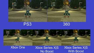 Sonic Unleashed (HD) - Empire City town hub (Framerate comparison)