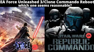Is EA making a Force Unleashed 3 and a Clone Commando game?!