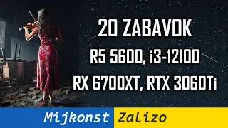 🇺🇦 Ryzen 5 5600, Core i3-12100, RX 6700XT, RTX 3060Ti – тест бюджетних конфігурацій в 20 забавках