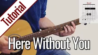 3 Doors Down - Here Without You | Gitarre Lernen Deutsch