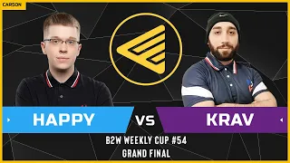 WC3 - B2W Weekly Cup #54 - Grandfinal: [HU] Happy vs KraV [UD]