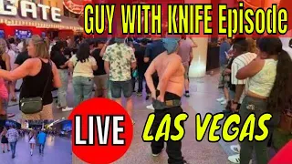 KNIFE GUY - HOT Shirtless Nights in Las Vegas - Fremont - LEGO Con - NBA Summer League NPC's Aliens