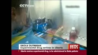 Experimental drug arrives in Liberia