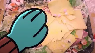 Gumball Makes a How to Basic Style Sandwich