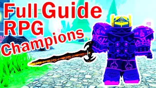 Rpg Champions Roblox Full Beginner's Guide And Leveling Guide