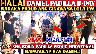 Hala! D-day ni Daniel Padilla,sen. Robin Padilla proud,emosyonal napayakap kay Daniel.