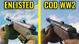 Enlisted vs Call of Duty WW2 - Weapons Comparison