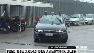 TG PADOVA (25/11/2017) - POLIZIOTTO DEL CARCERE SI TOGLIE LA VITA DAVANTI AI COLLEGHI