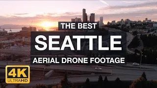 Drone Footage | Stunning SEATTLE Aerial Skyline 2021 【4K】