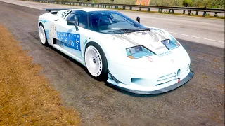 MODIF BUGATTI EB110 SUPER SPORT MESIN V12 QUAD TURBO - FORZA HORIZON 5