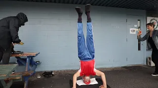 75-year-old Quebec man sets Guiness World Record for oldest headstand