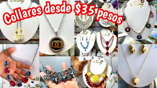 La Tienda MAS BARATA en Bisuteria de moda hasta en $35 PESOS 😱 Collares, Gargantilla, Cobartetos...