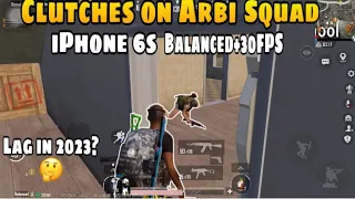 Clutches on iPhone 6s Balanced+30FPS | iPhone 6s/6s Plus PUBG Test After 2.8 Update | 2GB+32GB | LAG