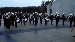 British Royal Marines Band at the National Museum of the Marine Corps