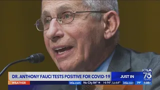 Anthony Fauci tests positive for COVID