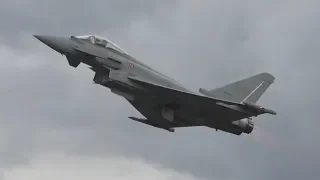 Eurofighter Typhoon Italian Air Force flying display RIAT 2019 RAF Fairford AirShow