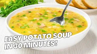 Creamy POTATO SOUP in 30 MIN || EASY Potato Bacon Soup. Recipe by Always Yummy!