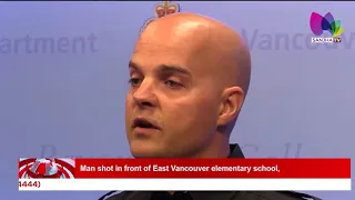 Man shot in front of east vancouver elementary school, police looking for suspects | Sanjha TV