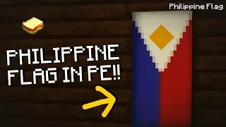 Minecraft, MCPE | How to make a Philippine Flag